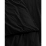 Madame Coco Manon Çift Kişilik %100 Pamuk Ranforce Düz Nevresim - Siyah - Görsel 5