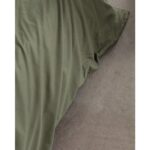 Madame Coco Manon Çift Kişilik Pamuk Ranforce Düz Nevresim  Yeşil - Görsel 4