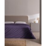 Madame Coco Manon Çift Kişilik Pamuk Ranforce Düz Nevresim  Mor