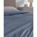 Madame Coco Manon Çift Kişilik  Pamuk Ranforce Düz Nevresim - Koyu Mavi - Görsel 3