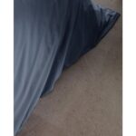 Madame Coco Manon Çift Kişilik  Pamuk Ranforce Düz Nevresim - Koyu Mavi - Görsel 4