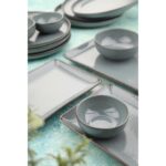 Kütahya Porselen Moderna 14 Parça 6 Kişilik Kahvaltı Takımı Mavi - Görsel 3