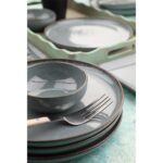 Kütahya Porselen Moderna 14 Parça 6 Kişilik Kahvaltı Takımı Mavi - Görsel 4