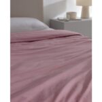 Madame Coco Manon Tek Kişilik  Pamuk Ranforce Düz Nevresim - Gül Kurusu - Görsel 3