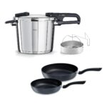 Fissler Vitaquick Edition 6 Litre Düdüklü Tencere + Tava Set