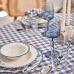 Bella Maison Bleu Blanc Porselen 24 Parça 6 Kişilik Yemek Takımı Mavi - Görsel 3