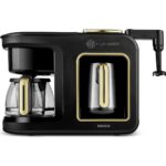 Karaca Hatır Plus Barista Steel 6 In 1 Çelik Cezveli Konuşan Közde Türk Kahve Makinesi Mineral Gold