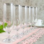 Aryıldız Rona Flut 6’lı Kahve Yanı Su Bardağı Platin 170 ml