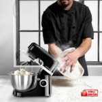 Kumtel Siyah Hamur Yoğurma 1800WATT 4.5lt Dondurma Yapma Aprt. Sm-02 - Görsel 5