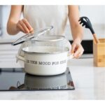 Mien 22 cm Kızartma Tenceresi Emaye Fildişi EMY1018B