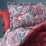 Yataş Barlett Çift Kişilik Triola Uyku Seti - Bordo - Görsel 2