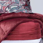 Yataş Barlett Çift Kişilik Triola Uyku Seti - Bordo - Görsel 3