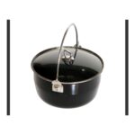 Ebruli Emaye 30 cm 10 Litre  Vintage Mega Boy Emaye Süt Yoğurt  Güveç Reçel Konserve Tencere  Kamp Reçel Pan Maslin Kavurma Sos Tencere