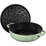 Staub La Cocotte 28 cm  Demir Döküm Sote Tenceresi Chistera Adaçayı - Görsel 2