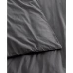 Madame Coco Manon King Size  Pamuk Ranforce Düz Nevresim - Antrasit - Görsel 5