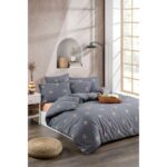 Tabu Home Ranforce Çarşafı Lastikli Çift Kişilik Nevresim takımı - Görsel 2