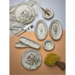 Tabak Evi Porselen Fulya Buket Kahvaltı Takımı 6 Kişilik 14 Parça - Görsel 4