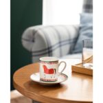 Madame Coco Desirat 2'li Kahve Fincan Takımı - Renkli - 90 ml