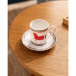 Madame Coco Desirat 2'li Kahve Fincan Takımı - Renkli - 90 ml - Görsel 2