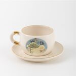BSK Ceramics Handmade Caretta Çay Fincanı Seramik El Yapımı