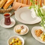 Bella Maison Clover Porselen 26 Parça 6 Kişilik Kahvaltı Takımı Silver - Görsel 2