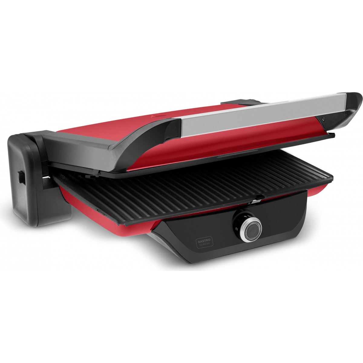 110000795042592.jpg Karaca Gastro Classic Izgara ve Tost Makinesi Matte Red 6 Dilim Kapasiteli - Görsel 1