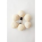 Yün Çamaşır Kurutma Topu- 6 Adet Xl %100 Organik (5 ml Esans Hediye)