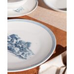 Madame Coco Marcel 6 Kişilik 24 Parça Yemek Takımı - Mavi/beyaz - Görsel 3