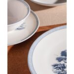 Madame Coco Marcel 6 Kişilik 24 Parça Yemek Takımı - Mavi/beyaz - Görsel 4