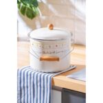 Acar Emaye Kaplama Yoğurt Tenceresi - Dayanıklı Metal, 20 cm, 5 Litre