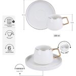 Karaca Satürn 6 Kişilik Kahve Fincanı Takımı 100 ml Gold - Görsel 2