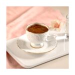 Nehir Nazenin 6 Kişilik 12 Parça Porselen Kahve Fincan Takımı