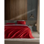 Madame Coco Delit Tek Kişilik %100 Pamuk Baskılı Saten Nevresim Takımı - Kırmızı