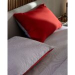 Madame Coco Delit Tek Kişilik %100 Pamuk Baskılı Saten Nevresim Takımı - Kırmızı - Görsel 4