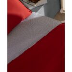 Madame Coco Delit Tek Kişilik %100 Pamuk Baskılı Saten Nevresim Takımı - Kırmızı - Görsel 5