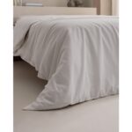 Madame Coco Manon King Size  Pamuk Ranforce Düz Nevresim - Taş - Görsel 2