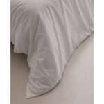 Madame Coco Manon King Size  Pamuk Ranforce Düz Nevresim - Taş - Görsel 3