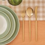 Bella Maison Siena 18 Parça 6 Kişilik Yemek Çatal Kaşık Bıçak Seti Gold