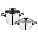 Schafer In-Safe 2 Li Düdüklü Tencere Seti 4 Parça-Siyah - Görsel 3