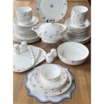 Rossev Yemek Takımı Tıffany Blue 58 Parça 12 Kişilik