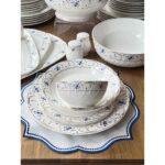 Rossev Yemek Takımı Tıffany Blue 58 Parça 12 Kişilik - Görsel 3