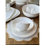 Rossev Yemek Takımı Tıffany Golda 58 Parça 12 Kişilik - Görsel 3