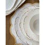 Rossev Yemek Takımı Tıffany Golda 58 Parça 12 Kişilik - Görsel 5