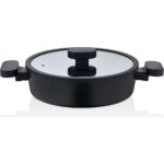 Lavonni 7 Parca Granit Tencere Seti (Silikon Kenarlı Cam Kapak) VALERIA - Görsel 4