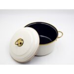 Bonera 20cm Krem Emaye Deri̇n Tencere - Görsel 3