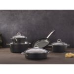 Bonera Pro-Plus 24cm Tekli Titanyum Kaplama Tencere - Görsel 5