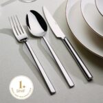 Nehir Dalyan Sade 12 Kişilik 72 Parça Kutulu Çatal Kaşık Bıçak Takımı - Görsel 4