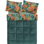 Puffy Elody Çift Kişilik Threefy Uyku Seti - Petrol - Görsel 4