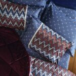 Puffy  Puffy Afton Çift Kişilik Threefy Uyku Seti - Bordo - Görsel 3