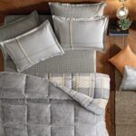 Puffy Leoni Çift Kişilik Threefy Uyku Seti - Gri